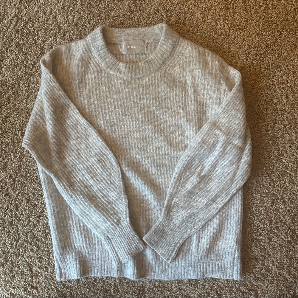 Everlane alpaca crew